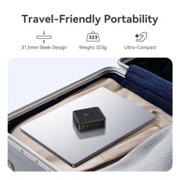 Bộ Sạc Để Bàn Baseus EnerFill FH21 120W (4*Type-C + 2*USB-A port)