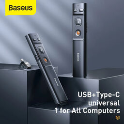 Bút Laser trình chiếu Baseus Orange Dot Wireless Presenter cho Laptop/ Macbook…