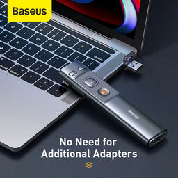 Bút Laser trình chiếu Baseus Orange Dot Wireless Presenter cho Laptop/ Macbook…