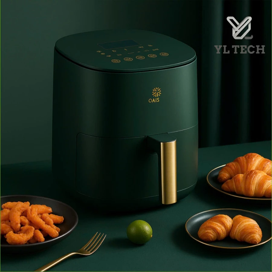 Nồi Chiên Không Dầu 1400W LIVEN G-5 2.5L – Tối Giản, Hiện Đại, Ăn Ngon Không Dầu Mỡ