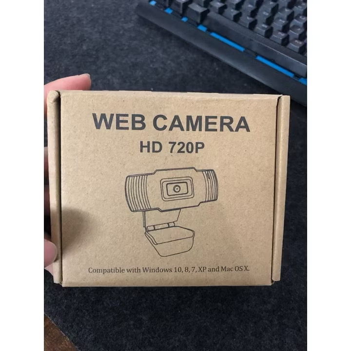 Webcam Full HD 720P Có Mic - Kết Nối USB Plug & Play
