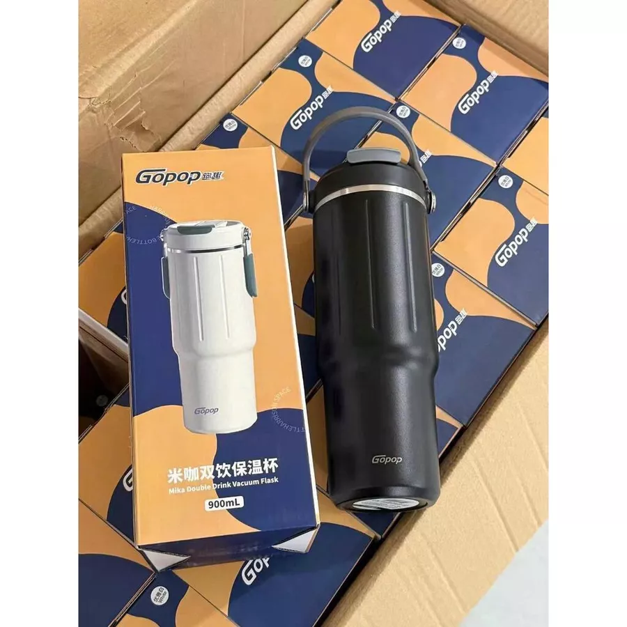 Ly giữ nhiệt 900ml Gopop (hàng bán Amazon Nhật)