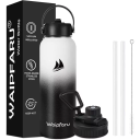 Bình Nước Giữ Nhiệt Thể Thao Waipfaru Insulated Stainless Steel Water Bottle - 40oz (1180ml)