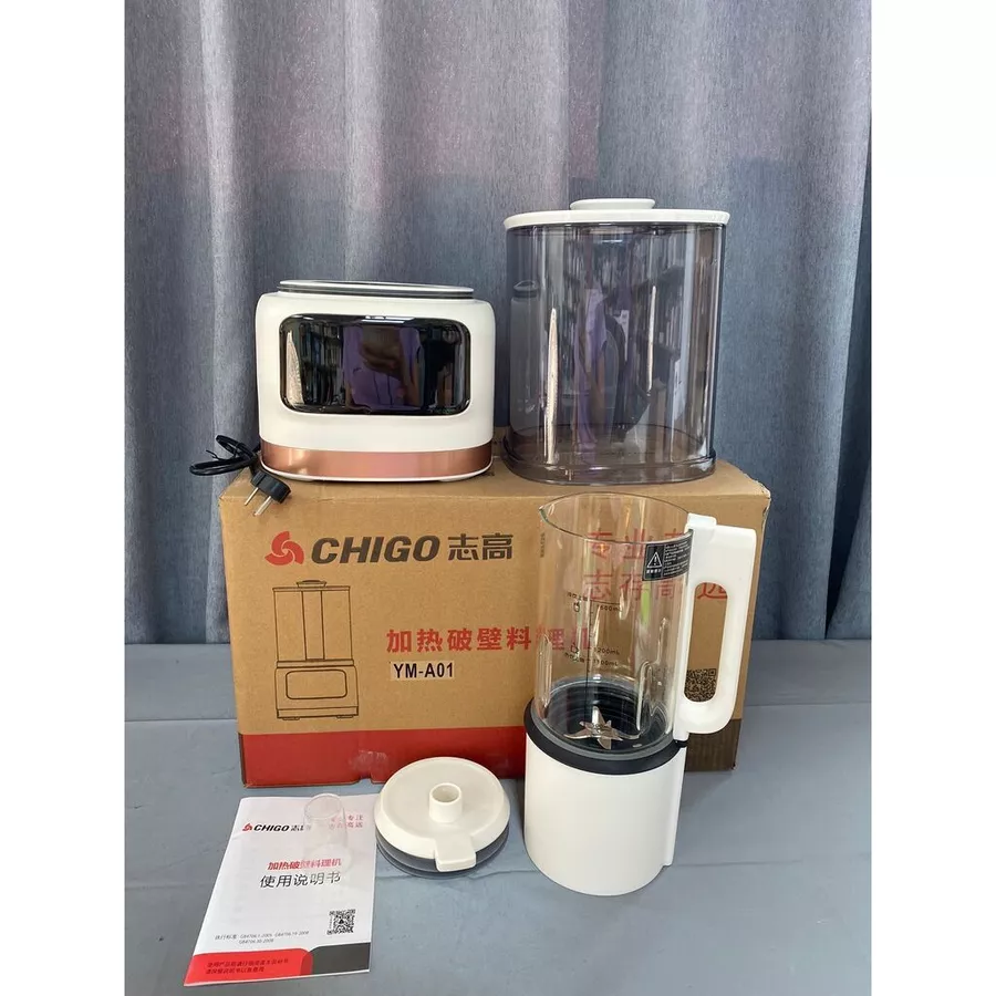 Máy làm sữa hạt CHIGO YM-A01 dung tích 1,6L - Xay nhuyễn, nấu chín nhanh chóng, phù hợp cho mọi loại