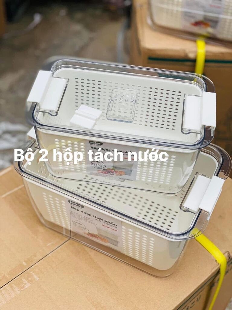 Set 2 rổ tách nước