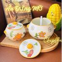 Liễn sứ kèm thìa
