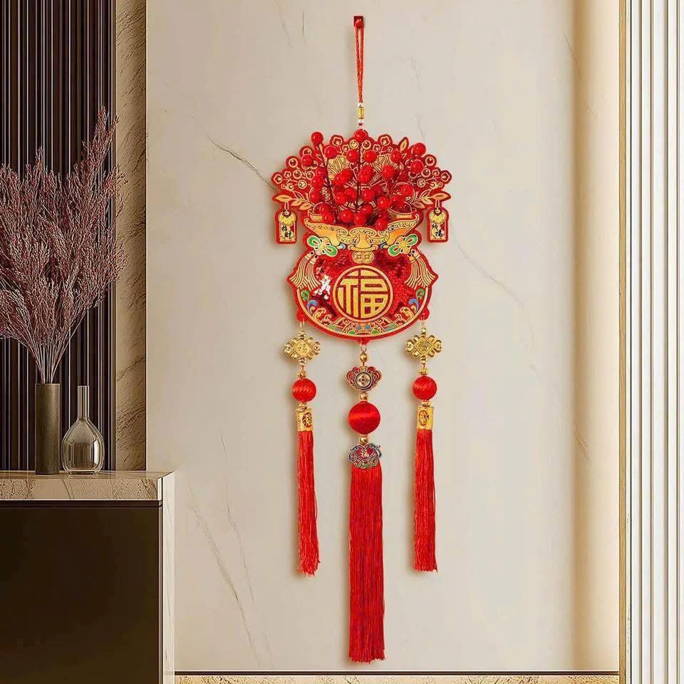 Dây treo túi phúc đỏ