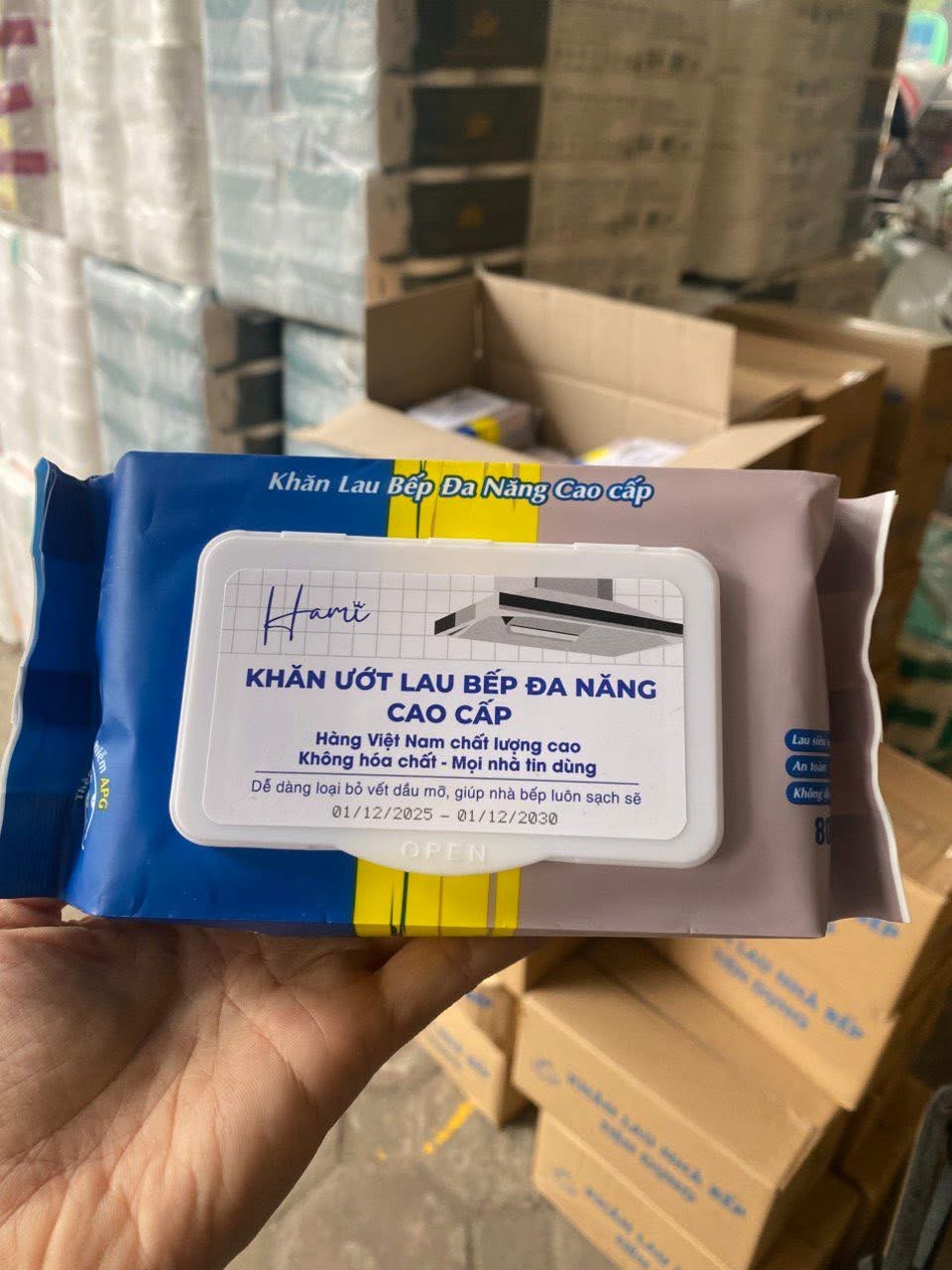 Thùng 10 gói giấy bếp hami