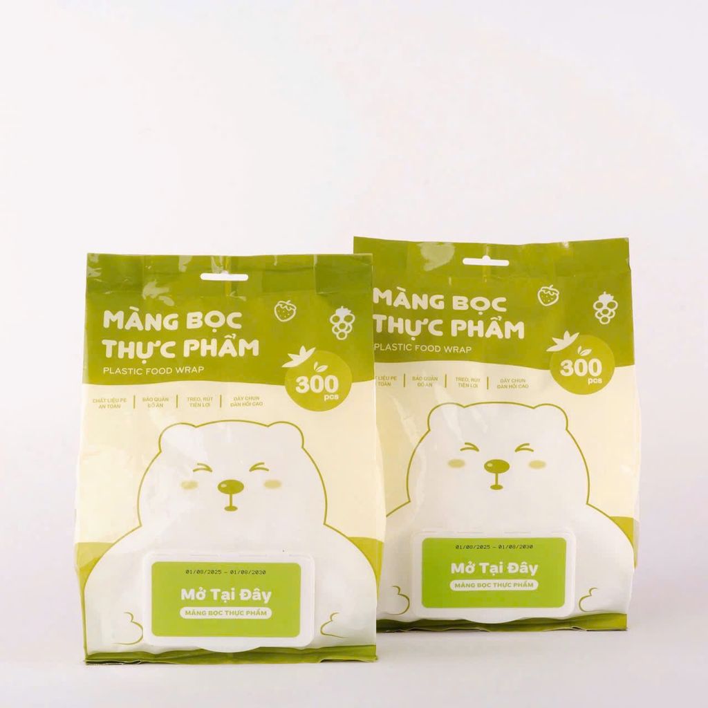 Túi bọc thực phẩm dạng rút 300 cái 