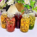 Hũ thuỷ tinh nắp gài
