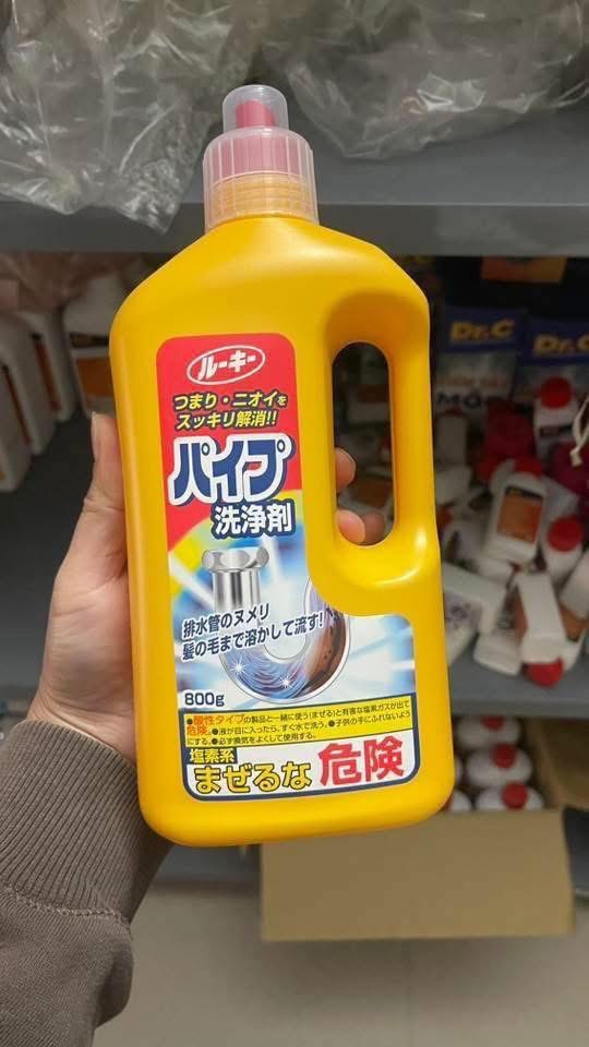 Chai thông tắc kiêm tẩy rửa bồn nhật bản