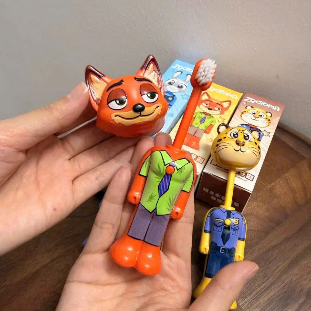 Bộ 3 bàn chải hoạt hình cho bé