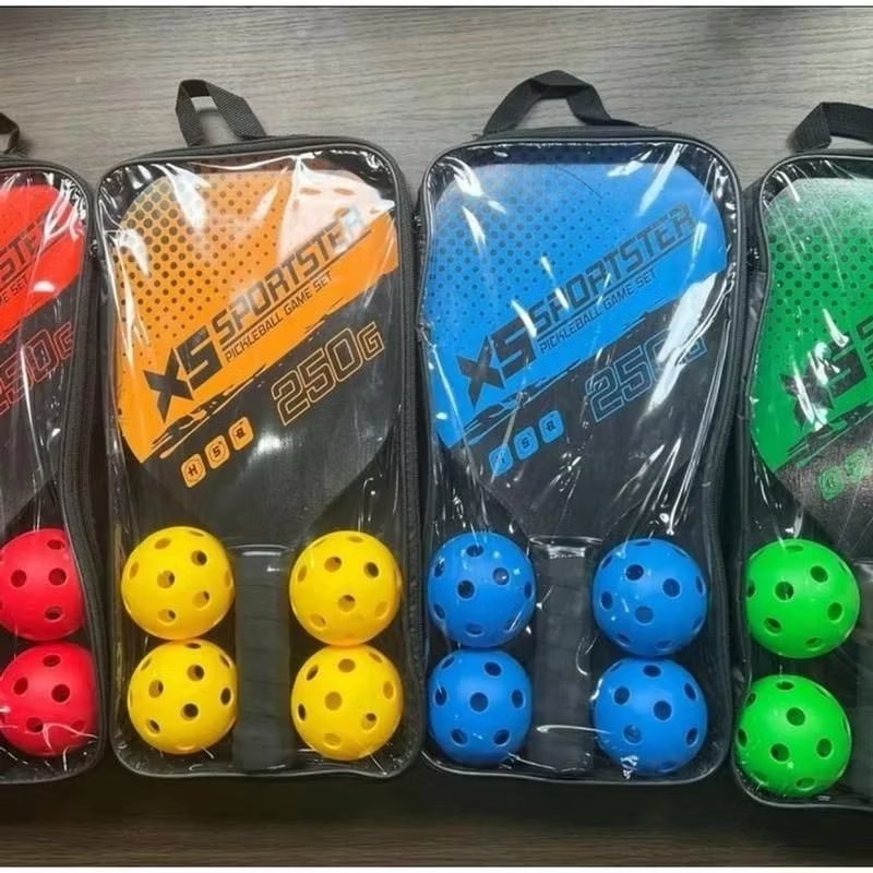 Bộ pickel ball gồm 2 vợt 4 bóng 