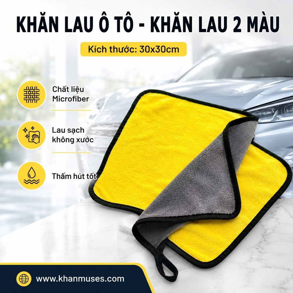 Khăn lau đa năng microfiber