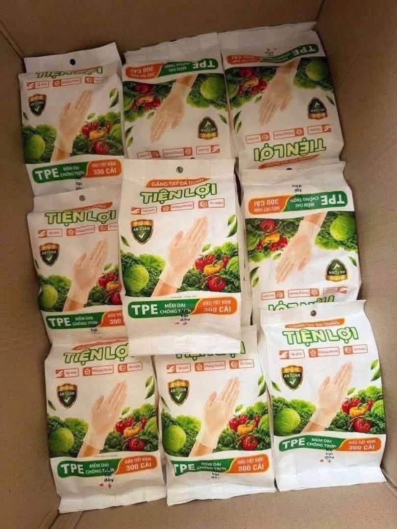 Găng tay làm bếp túi 300 cái