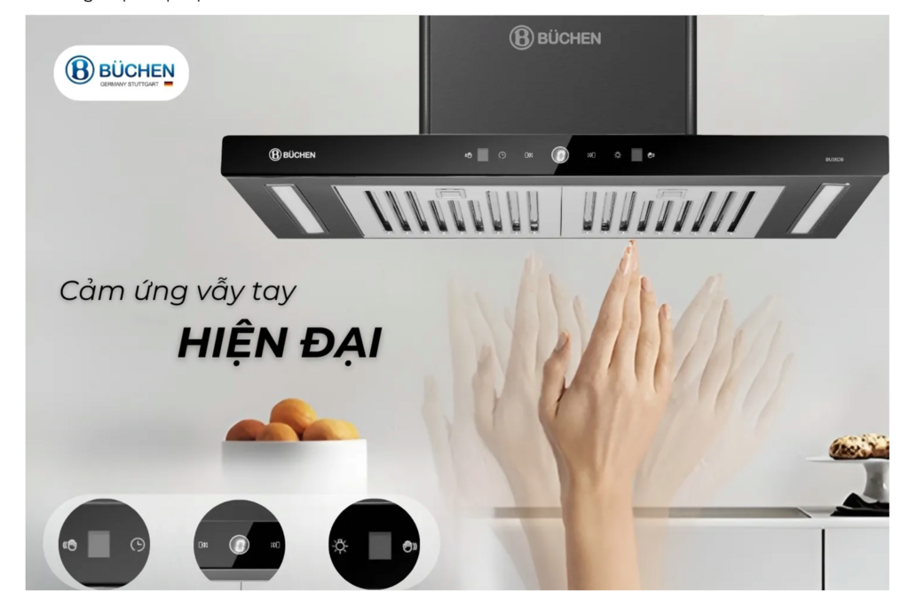 Máy hút mùi Buchen BU35DB - Ảnh 2