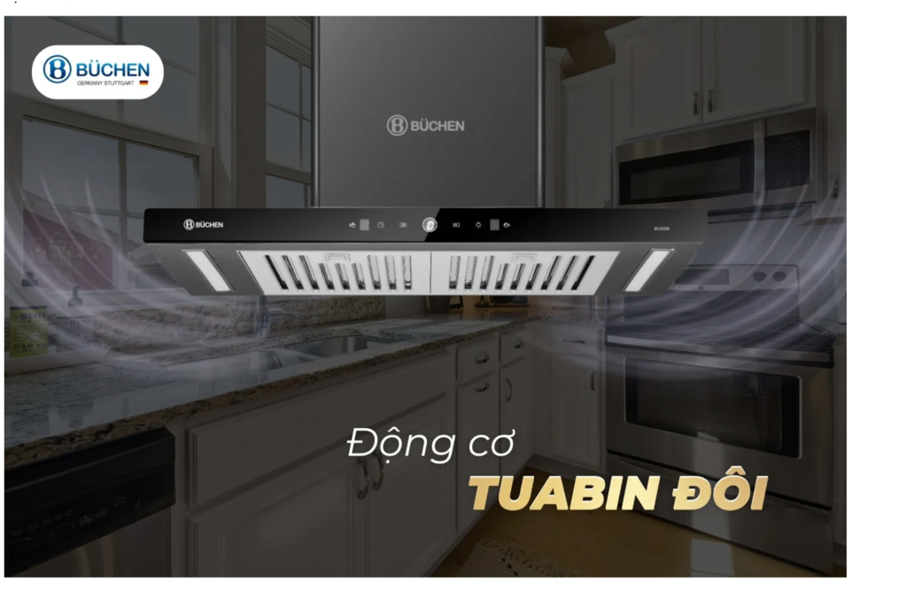 Máy hút mùi Buchen BU35DB - Ảnh 4