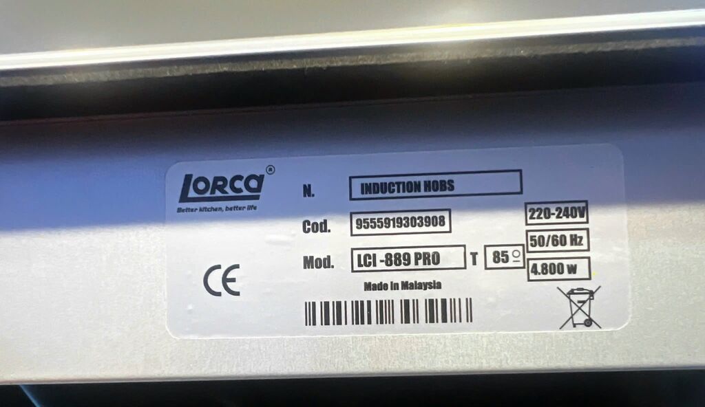 BẾP TỪ LORCA LCI 889 PRO Nhập Khẩu Malaysia - Ảnh 2