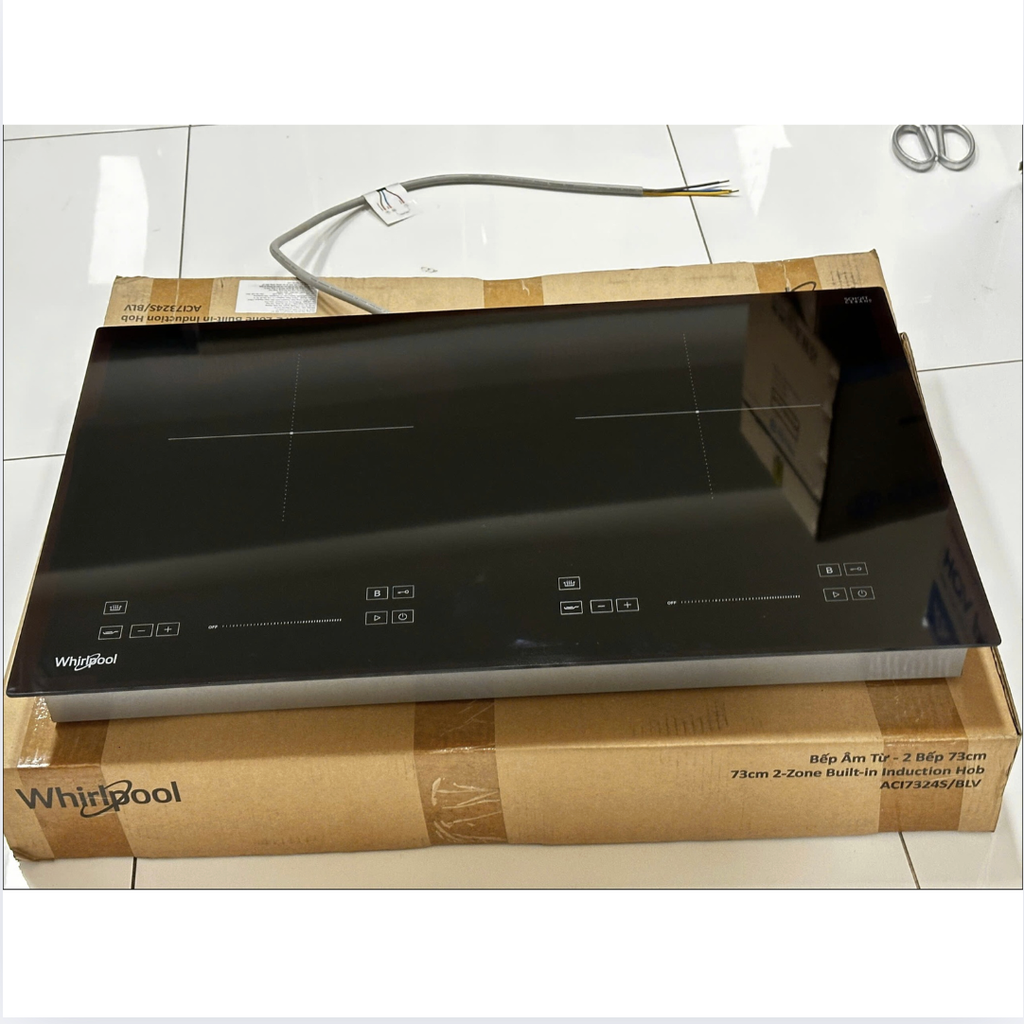 BẾP TỪ ĐÔI WHIRLPOOL ACI7324S/BLV mặt bếp bằng kính Schott Ceran Chuẩn Đức  - Ảnh 5