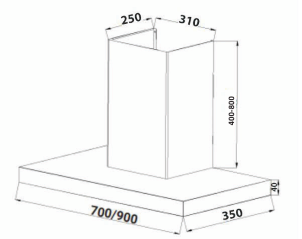Máy Hút Mùi Fandi EFPR70 nhập khẩu Malaysia - Ảnh 6