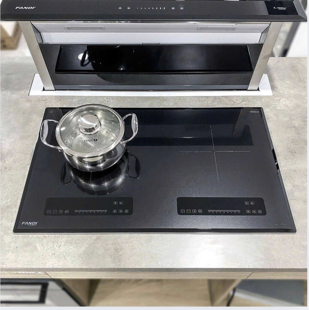 Bếp từ Fandi FD-829IG Hàng cực xịn nhập Malaysia có ảnh bụng bếp  - Ảnh 5
