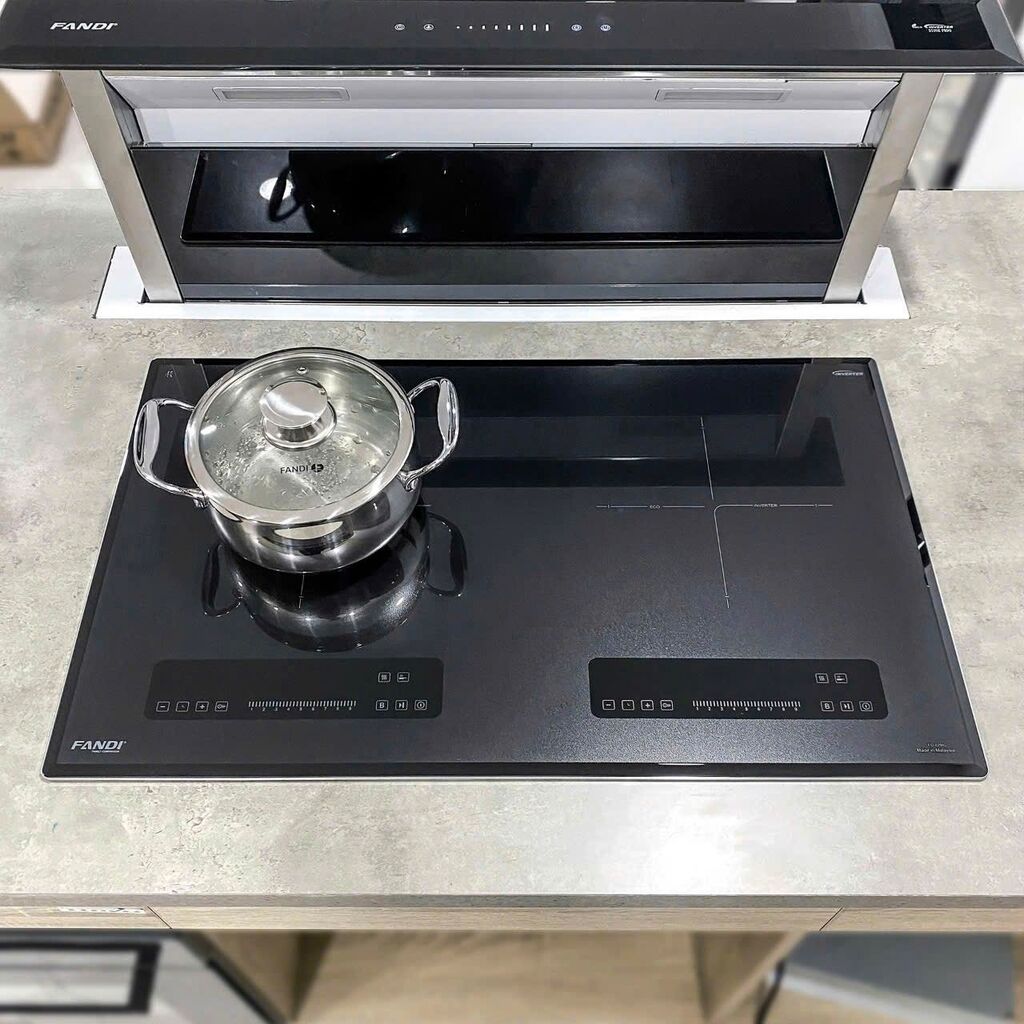 Bếp từ Fandi FD-829IG Hàng cực xịn nhập Malaysia có ảnh bụng bếp  - Ảnh 5