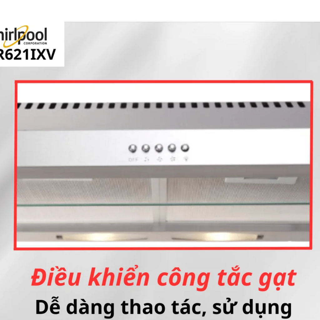 Máy hút mùi Whirlpool AKR621IXV - Ảnh 3