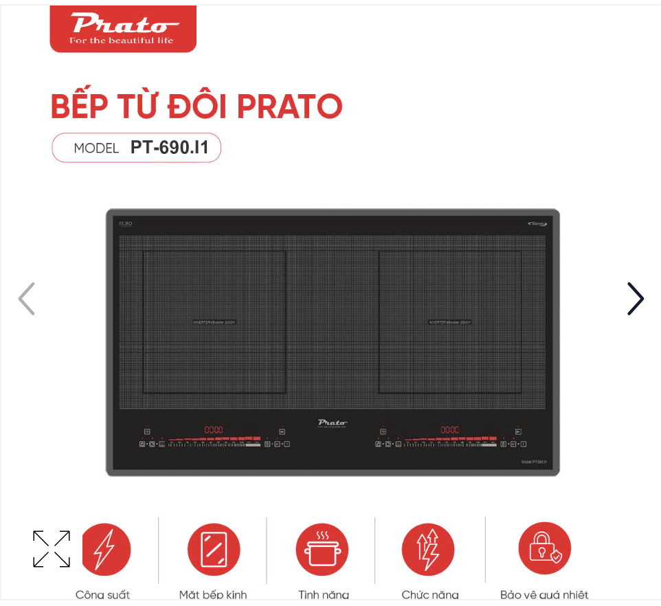 Bếp từ Model: PT-690.I1