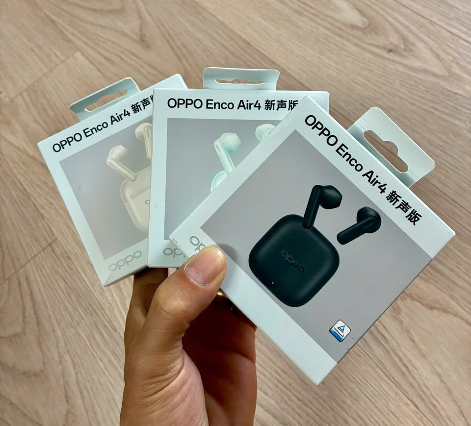 Tai Nghe Earbuds OPPO Enco Air 4 New Sound Edition – Pin 48 Giờ - App Điều Khiển - Bluetooth 5.4
