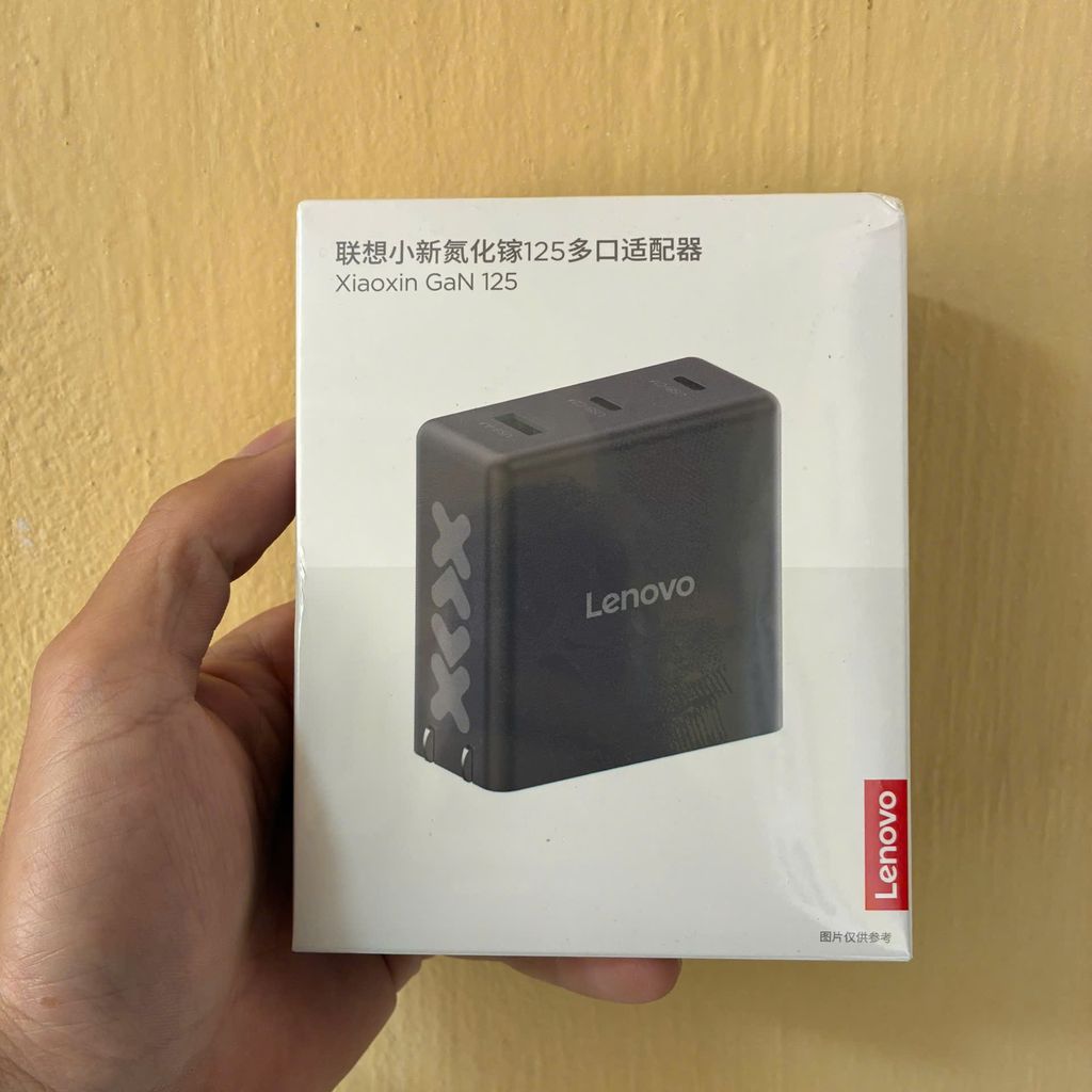 Bộ Sạc Nhanh Lenovo Xiaoxin GaN 125W - 3 Cổng Sạc - Sạc Nhanh Turbo Cho Motorola - PD 100W - PPS 5A