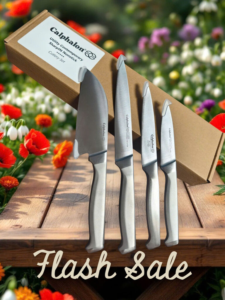 BỘ CALPHALON 4 MÓN CAO CẤP –  TẶNG THÊM SANTOKU 7”  - Ảnh 2