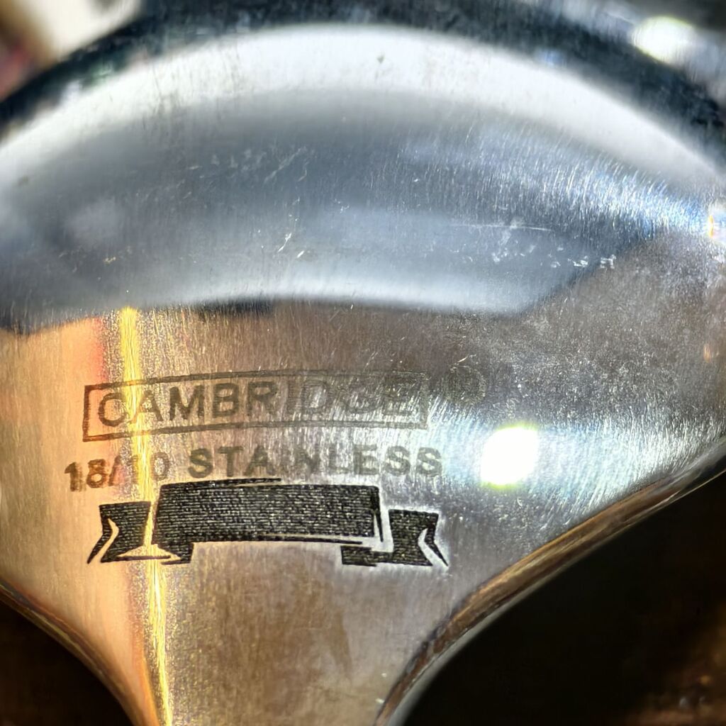 Cặp thìa dĩa Cambridge 18/10 (Inox 316) cao cấp - Ảnh 6