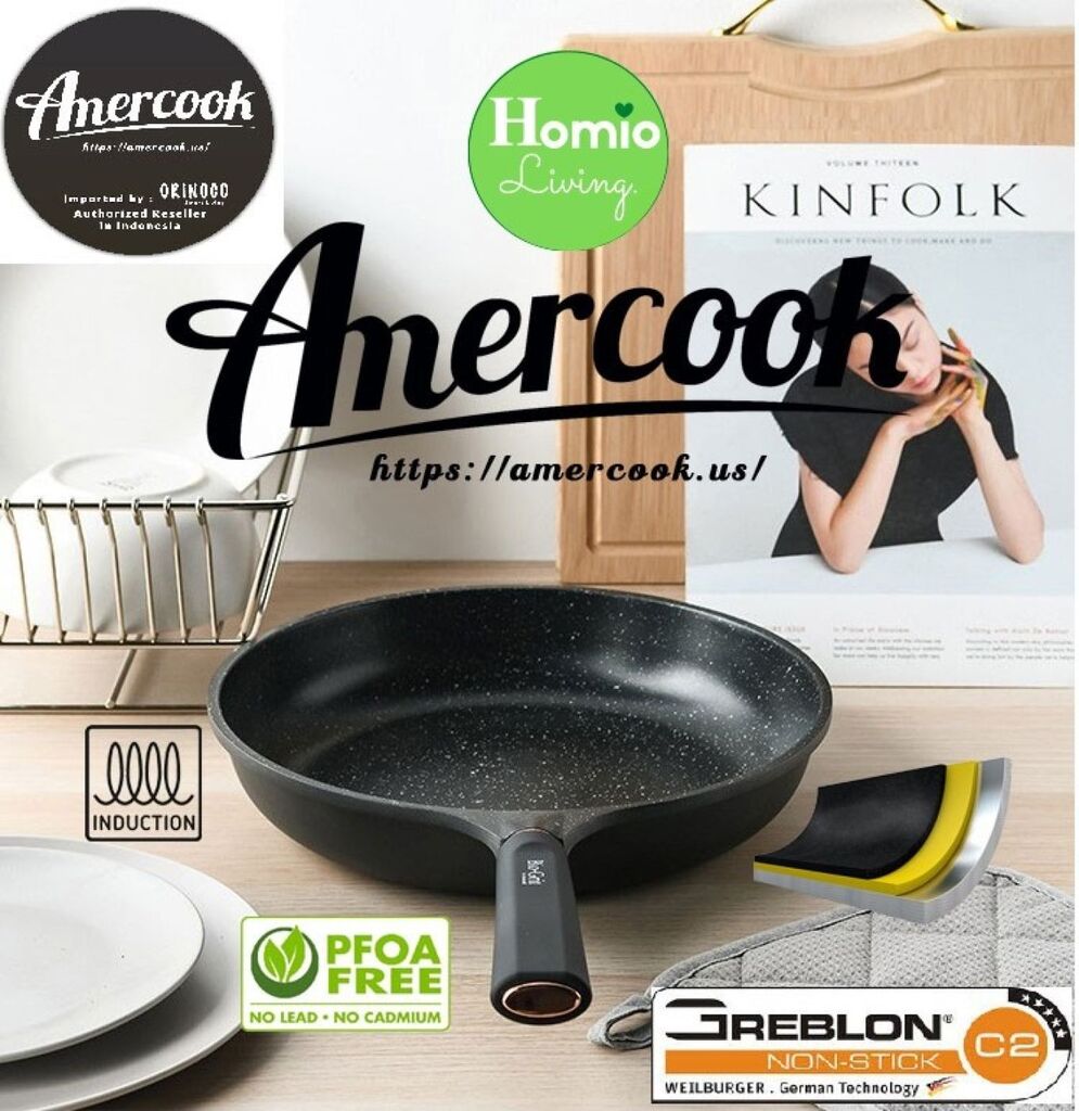 Chảo chống dính Amercook Bio-Grit 20cm - Thanh lý hàng tồn - Ảnh 3