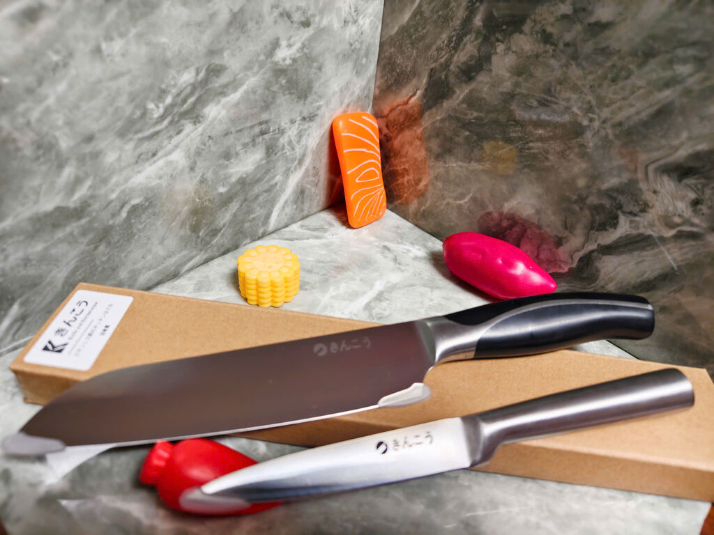 Cặp thái gọt santoku Nhật bản
