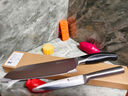 Cặp thái gọt santoku Nhật bản - Ảnh 10