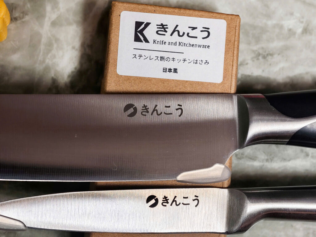 Cặp thái gọt santoku Nhật bản - Ảnh 2