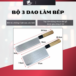 Bộ 3 dao làm bếp