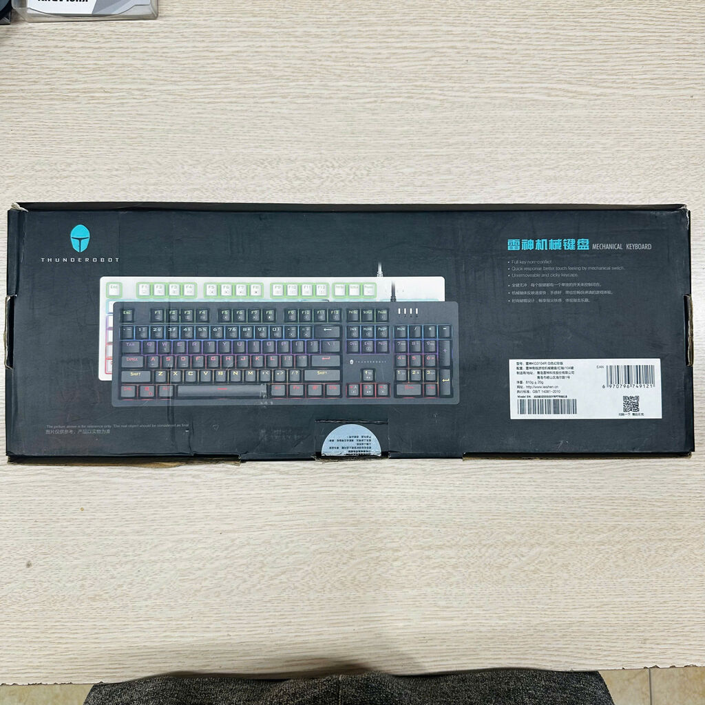 [Bàn phím cơ cũ]  THUNDEROBOT Mã KG3104 đã test và sệ sinh- Đủ 2 màu đen trắng - Ảnh 2