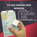 Củ sạc nhanh PD 20w chính hãng ROMOSS - Công nghệ GaN - Ảnh 7