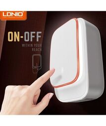 Sạc 4 cổng kiêm đèn ngủ cảm ứng hãng LDNIO A4405 (Hàng trưng bày - Vỏ cũ)