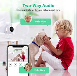 1 Hộp gồm 2 Camera ko dây Winees Cam Mini ( Mỹ ), 1080P, đàm thoại 2 chiều