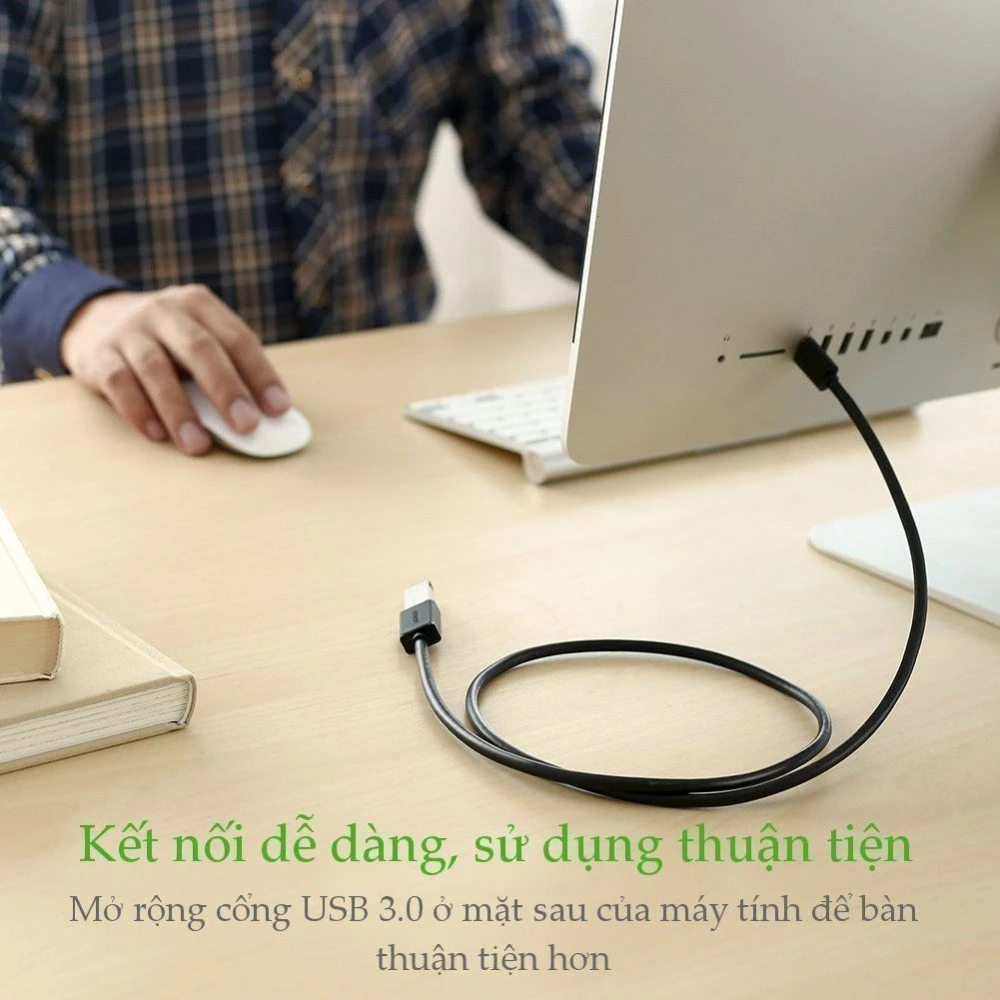 Dây nối dài USB 3.0 UGREEN US129 - dài 1.5M - Ảnh 4