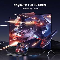 Cáp chuyển đổi DisplayPort to HDMI 4K Ugreen DP119 dài 2m