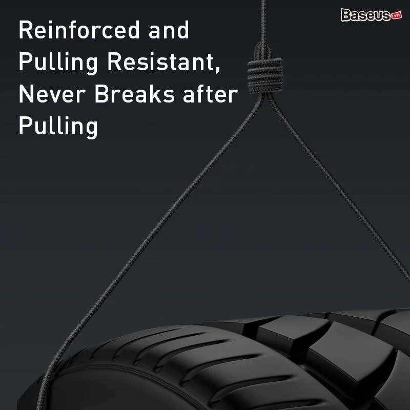 Cáp Lightning tích hợp cổng chia 2 USB - Baseus Black CALHZ-01 - Ảnh 8