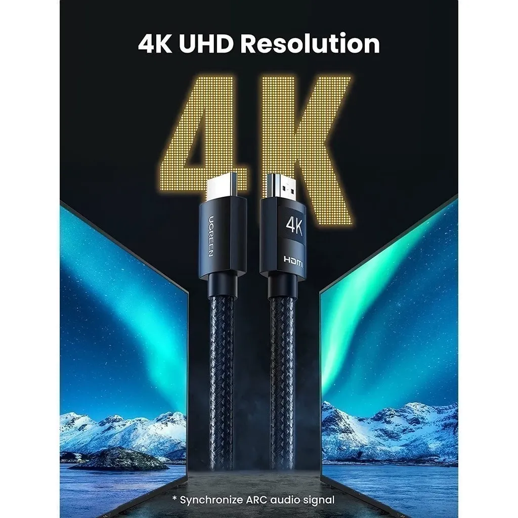 Cáp HDMI UGREEN HD119 2.0 hỗ trợ 4K dài 5m - Ảnh 5