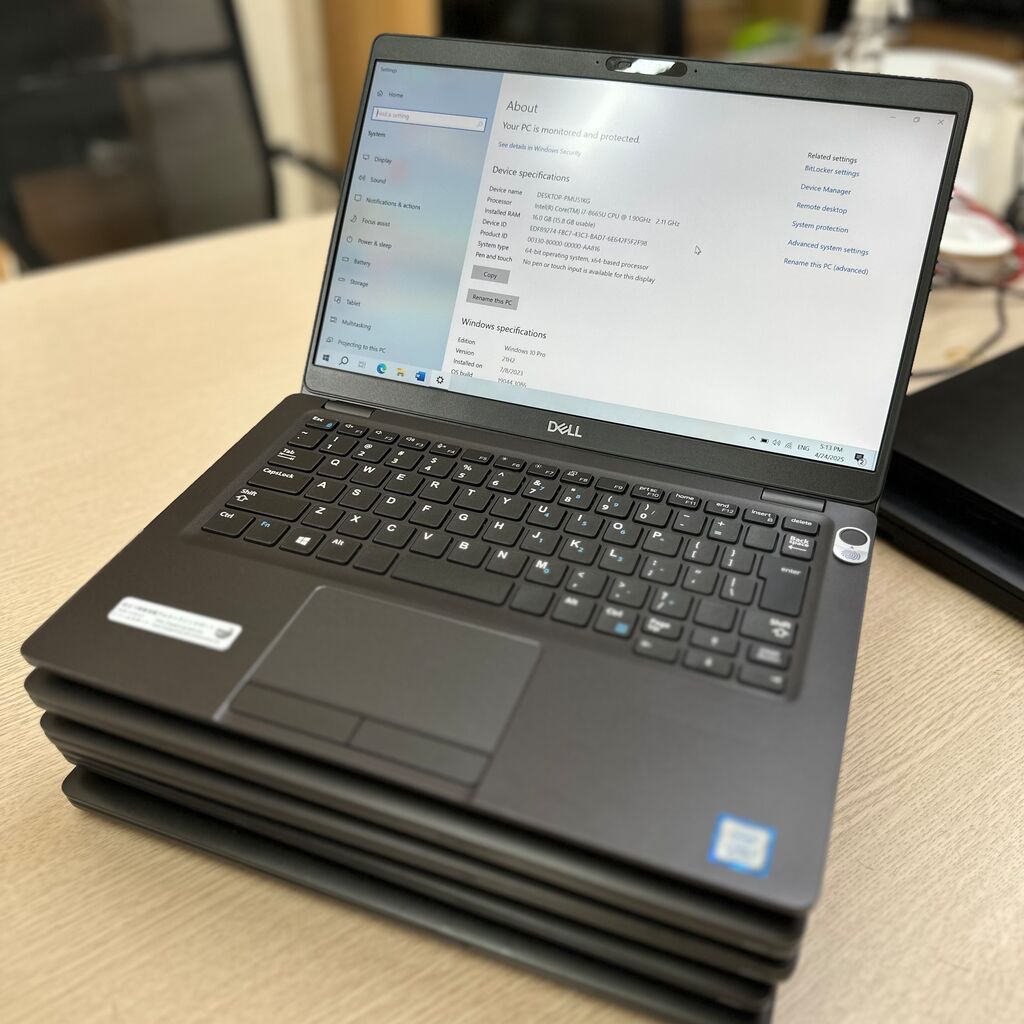Dell latitude 5300 i7 thế hệ 8 ram 16 ssd 256gb - Ảnh 4