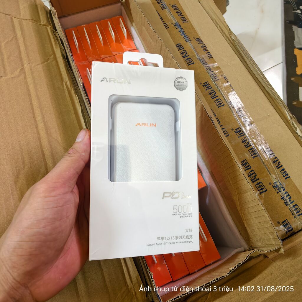 Sạc không dây Magsafe Arun 5.000 mAh