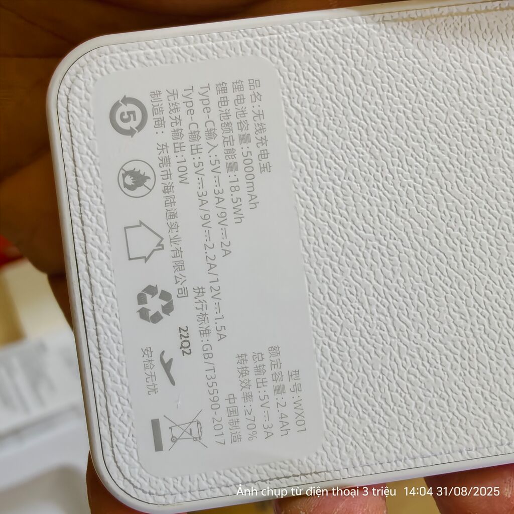 Sạc không dây Magsafe Arun 5.000 mAh - Ảnh 7