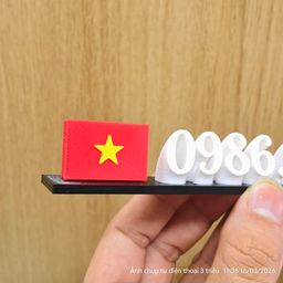 Bảng Số điện thoại có Lá Cờ