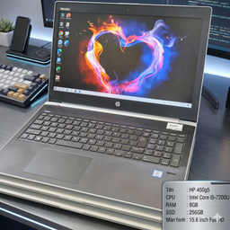 Hp 450g5 i5 7th ram 8gb ssd 256gb màn hình 15.6 inh full hd